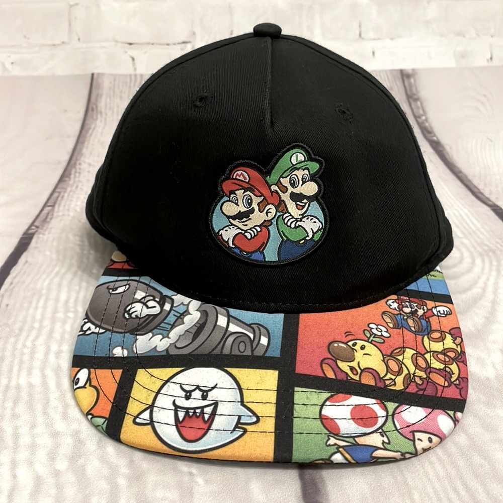 Nintendo Super Mario & Luigi Snapback Hat 2023